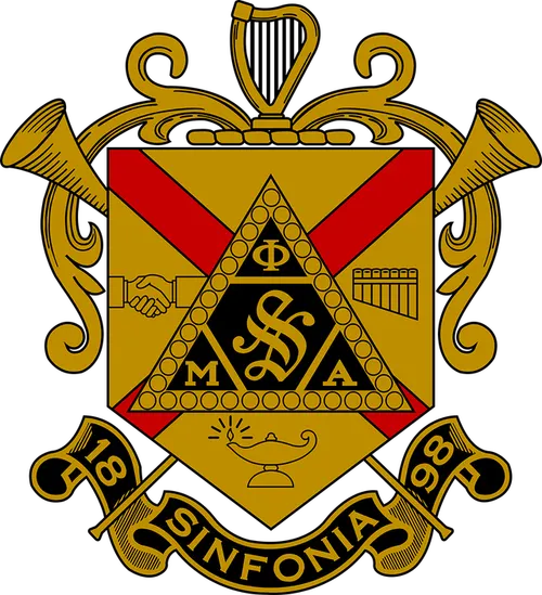 Phi Mu Alpha Sinfonia fraternity crest